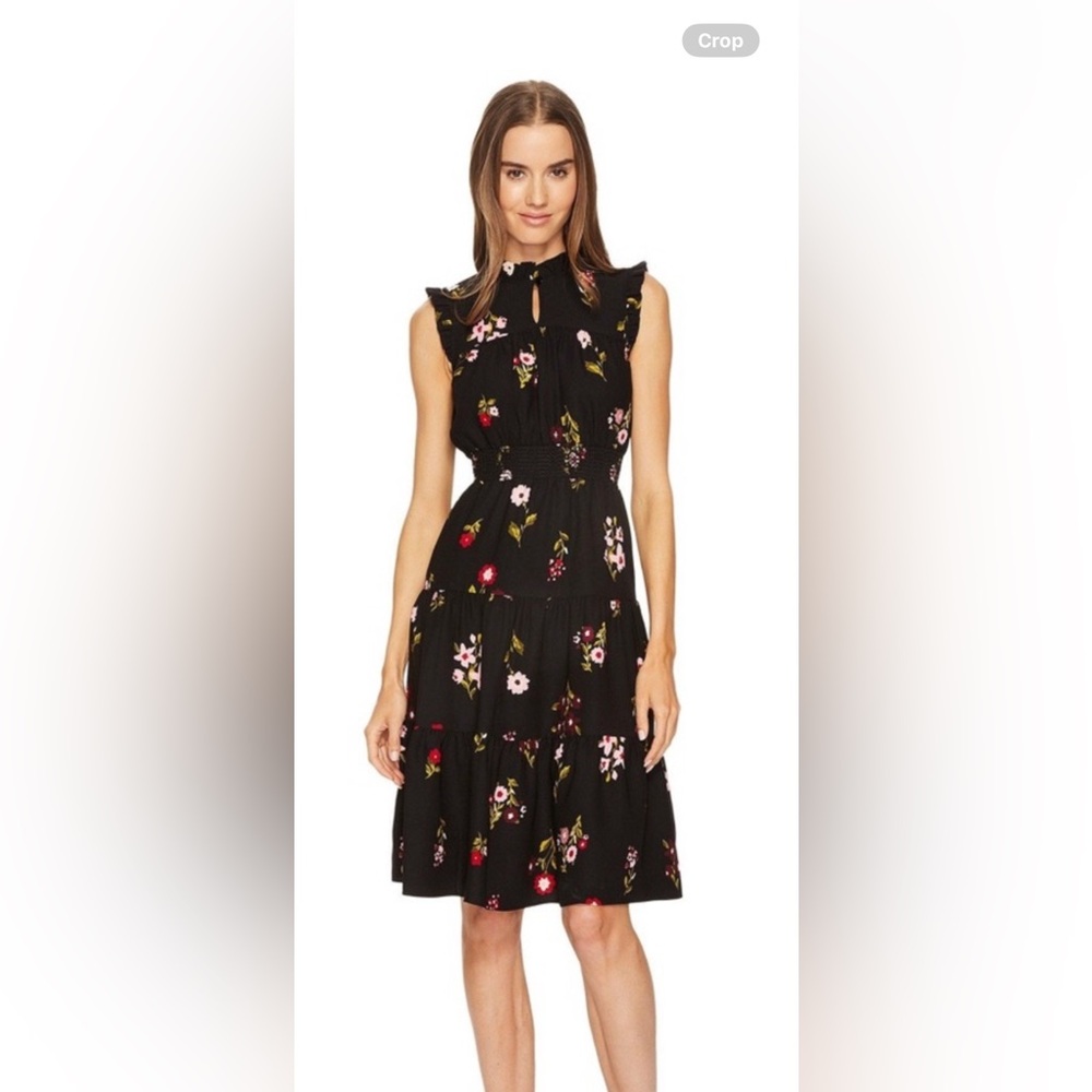 Kate Spade In Bloom Smocked Waist Dress